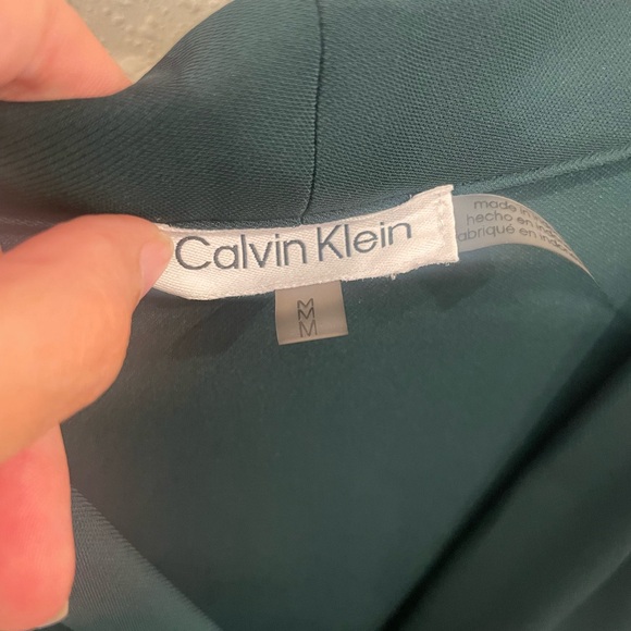 Calvin Klein Dark Green Blouse - Picture 4 of 4